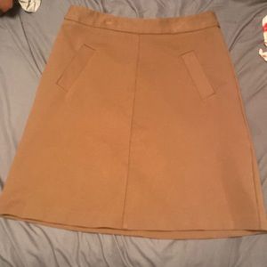 Mario Serrani chestnut colored knit skirt